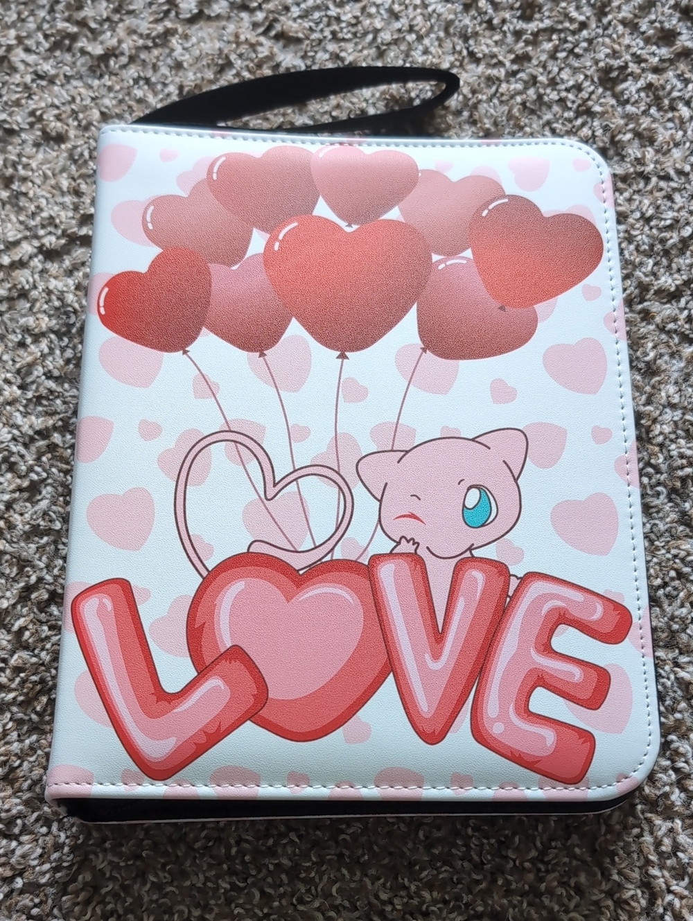 Cute Mew Love Pokemon Card Binder